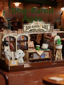 Xiong Cheng | DIY Assemble Wooden Model Book House Gift