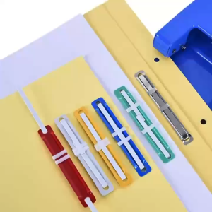 50pcs/box 7cm Paper Fastener long Plastic Office 70mm Fasteners School Supplies Random Color