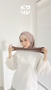 Koyu Hijab Bergo Instan Jersey Premium Hannah