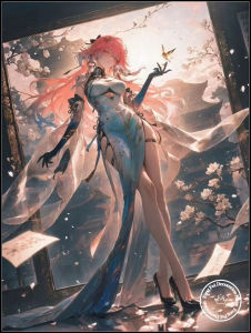KAYOU | New Wuthering Waves Diamond Painting Cartoon Video Game Girls Cross Stitch Embroidery Picture Mosaic Home Decor