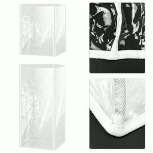 Clear Bun Pan Rack Cover PVC Dust Proof Waterproof Bread Rack Cover With Zipper For Coffee Shop