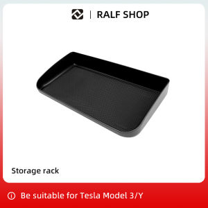 Center Screen Console Paper Napkin Box Behind Screen Tissue Storage Box For Tesla Model 3/Y
