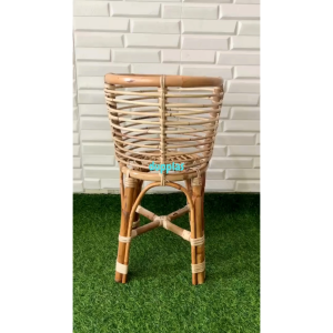 Standing Keranjang Rotan Kaki Empat Tinggi Tempat Pot Tanaman Hias Stand Planter Artificial Pajangan Dekorasi Ruangan Aesthetic