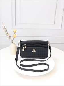 Túi nữ đeo chéo da mềm nhiều ngăn LILA TNF159
