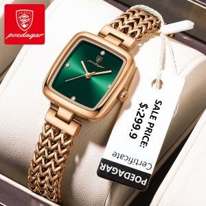 POEDAGAR Genuine Ladies Watch Stainless Steel Strap Luminous Calendar Waterproof 768