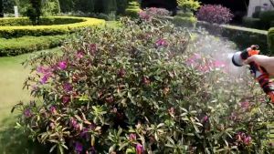 หัวฉีดน้ำ ที่ฉีดน้ำ ปรับได้ 8 รูปแบบ พร้อมข้อต่อสวมเร็วขนาด 1/2 "(4หุน)