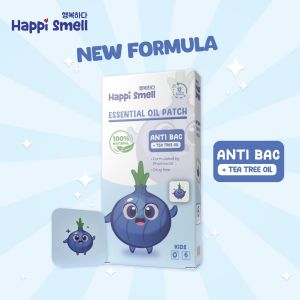 Happi Smell Onion Oil Patch Pelekat Aromaterapi untuk Batuk Selsema Hidung Tersumbat Sinus & Alergik (6pcs/Box) - Baby 止咳贴/丁香花精油/洋葱精油