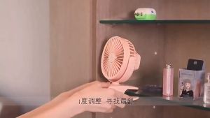 USB Mini Portable Rechargeable Small Clip Fan Buffalo battery Small Fan Three Adjustable Ultra-durable Battery Small Silent Electric Fan