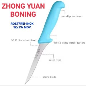 Pisau ZhongYuan pisau bonning fillet slice skinning knife carbon stainless steel serbaguna