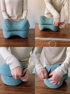 R2Y Orthopedic Pillow Leg Pillow Memory Foam Leg Positioner Pillows Knee Support Cushion