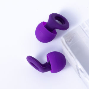 HUAK Quiet Ear Plugs- Super Soft Reusable Hearing Protection in Flexible Silicone for Sleep- 8 Ear Tips in XS/S/M/L