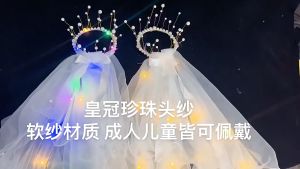 Veil Pengantin Panjang Bridal Veil Led Kerudung Pengantin Mahkota Wedding Veil