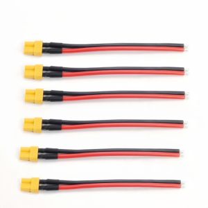 3/6pcs XT30 Connector Adapter Male/Female Plug 10CM 16AWG Silicone Cable for Remote Control FPV Quadcopter Racing Drone Parts