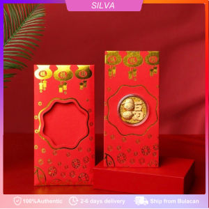 2025 Lucky Charm Year of the Snake Golden Money Foil Lucky Coin For Wealth Health New Year Gift