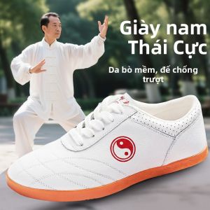 WUYINXIANG | New Practice Tai Chi Martial Arts Shoes Cowhide Sole