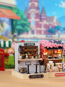 CUTE ROOM - DIY HOUSE MINIATURE - CORNER OF HAPPINESS - PLACES OF HAPPINESS / MINIATUR RUMAH 3D / RUMAH BONEKA 3D / DOLL HOUSE 3D / HADIAH NATAL / HADIAH ULANG TAHUN