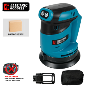 125mm Electric Metal Polishing Grinding Sanding Machine Wood Grinder Cordless Orbital Sander For Makita 18V Battery Pin