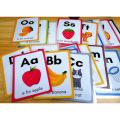 26 PCS - ABC Alphabet Laminated Flashcards, Educational Flashcards for Kids, Toddlers, Preschoolers, Teaching Tools Flash Cards. 