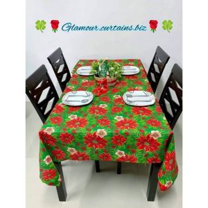 glamour christmas design table cloth cover with high quality-4seater/6seater/8seater elegant