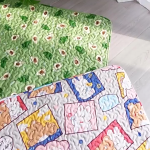 🇸🇬  (45x60cm) Pet Cotton Pad Breathable Dog Puppy Pee Pads Washable Reusable Cotton Mat Cushion Breathable Absorb Body Heat