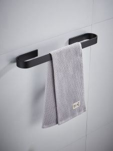 Tủ Quần Áo Phòng Tắm Bằng Hợp Kim Nhôm Không Cần Đinh Móc Treo Khăn Giá Đỡ Một Thanh Không Cần Khoan Thiết Kế Đơn Giản Giá Đỡ Khăn
