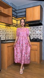 Sapasara - Daster Anggun Dress Kekinian LD 110 CM
