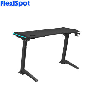FlexiSpot GT2 Electric Height Adjustable Gaming Desk Build-In Control Panel LED Lighting