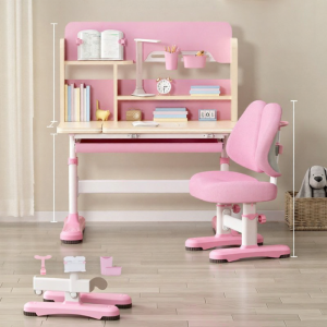 Adjustable Solid Wood Study Desk