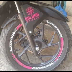 Stiker Lis Velg Motor Honda Vario 160 Cutting Sticker Variasi Pelek Keren Aksesoris Terbaru