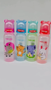 8oz 240ml Anti-Colic Baby Feeding Bottle Soft Silicone Nipple BPA Free For 3 to 6 Months