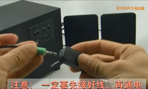 ลำโพงคอมพิวเตอร์ ลำโพงมัลติมีเดียเบสสเตอริโอ 9D HiFi ลำโพงที่มีการเชื่อมต่อ AUX 3.5 มม. ลำโพง USB แบบมีสาย ลำโพงทีวี