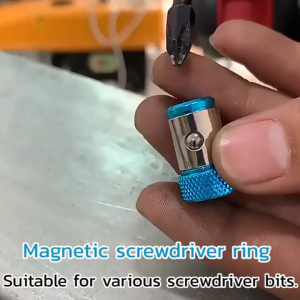 Screwdriver Magnetic Ring Head Universal Screw Driver Head Alloy Electric Magnetic Ring Anti Corrosion Magnet Magnetize