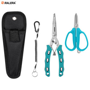 RALERA Saltwater Resistant Fishing Gear Kit Multifunction Fishing Pliers Set With Fillet Knife Line Cutter Scissors For Fishing