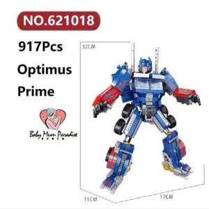 Optimus Prime Transformers Building Blocks 917 Pcs Panlos Mecha Bricks Toy Set