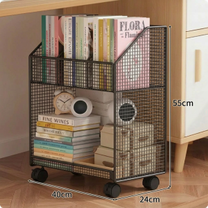 MEIKAIBIN | Xe Đẩy Tổ Chức Sách & Túi Đa Năng