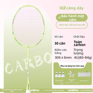 WAVAW | Vợt Cầu Lông Sợi Carbon Đựng Lực 4U Đặt Hàng