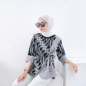 Batik Wanita Modern Lengan Panjang Puffy NamaraFaeybtk