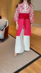 Lausboutique-Outer Button-Seri Santa-Baju Batik Natal