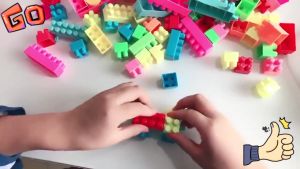 [Toy N Joy] Childrens Large Particle Building Blocks Plastic Educational Toy DIY Assembling 3D Block Model