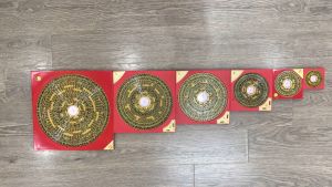 La kinh tiếng hán phong thủy 36 tầng 6 cỡ: 8cm 11.5cm 15cm 20cm 23cm 30cm