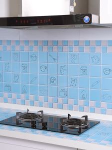 วอลเปเปอร์ติดผนัง Wallpaper ลายการ์ตูนน่ารักๆ วอลเปเปอร์ สติ๊กเกอร์ติดผนัง สติกเกอร์วอลเปเปอร์ ห้องครัว วอเปเปอร์ติดผนัง กันน้ำ กันรอย