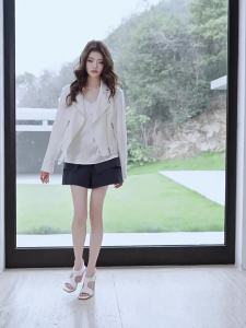 MIUCO | Áo Khoác Biker Cropped Tencel Linen