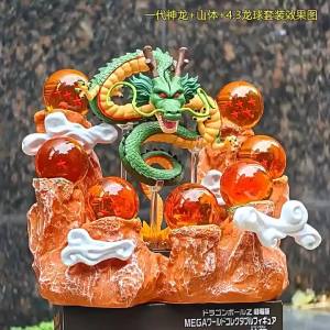 Call Dragon Hand-Made Scene Crystal Ball Wish Bottom Rockery Base Tray Model Ornaments Suit