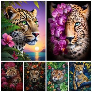500/1000/1200/2000PCS Jigsaw Puzzle Peaceful Jungle Leopard Scene For Adults Ideal For Stress Relief And Relaxation
