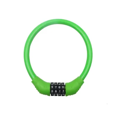 4 Digital Code Bicycle Cable Lock Anti-theft Alloy Steel MTB Road Bike Cable Code Combination Password Lock Security Padlock
