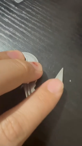Mini Keychain Folding Knife Key Shaped Stainless Steel EDC Utility Knife Portable Box Cutter for Parcel Opening Outdoor Camping