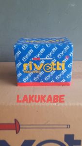 1 Kotak Paku Rivet Merk Rivetti 665 Ukuran 4.8mm x 16mm Isi 500 Pcs