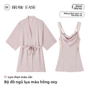 Bộ đồ ngủ BE nữ làm bằng Ice Silk thoải mái