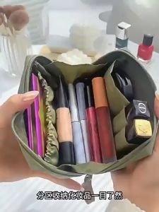 Travel Zipper Cosmetic Lipstick Earphone Tampon Makeup Storage Bag Coin Purse Women Portable Sanitary Napkin Storage Bag Cotton
