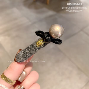 Korean Style Pearl Hair Clips Womens Woolen Side Clips Bangs Holders Fashionable Hair Accessories Small Fragrance Style